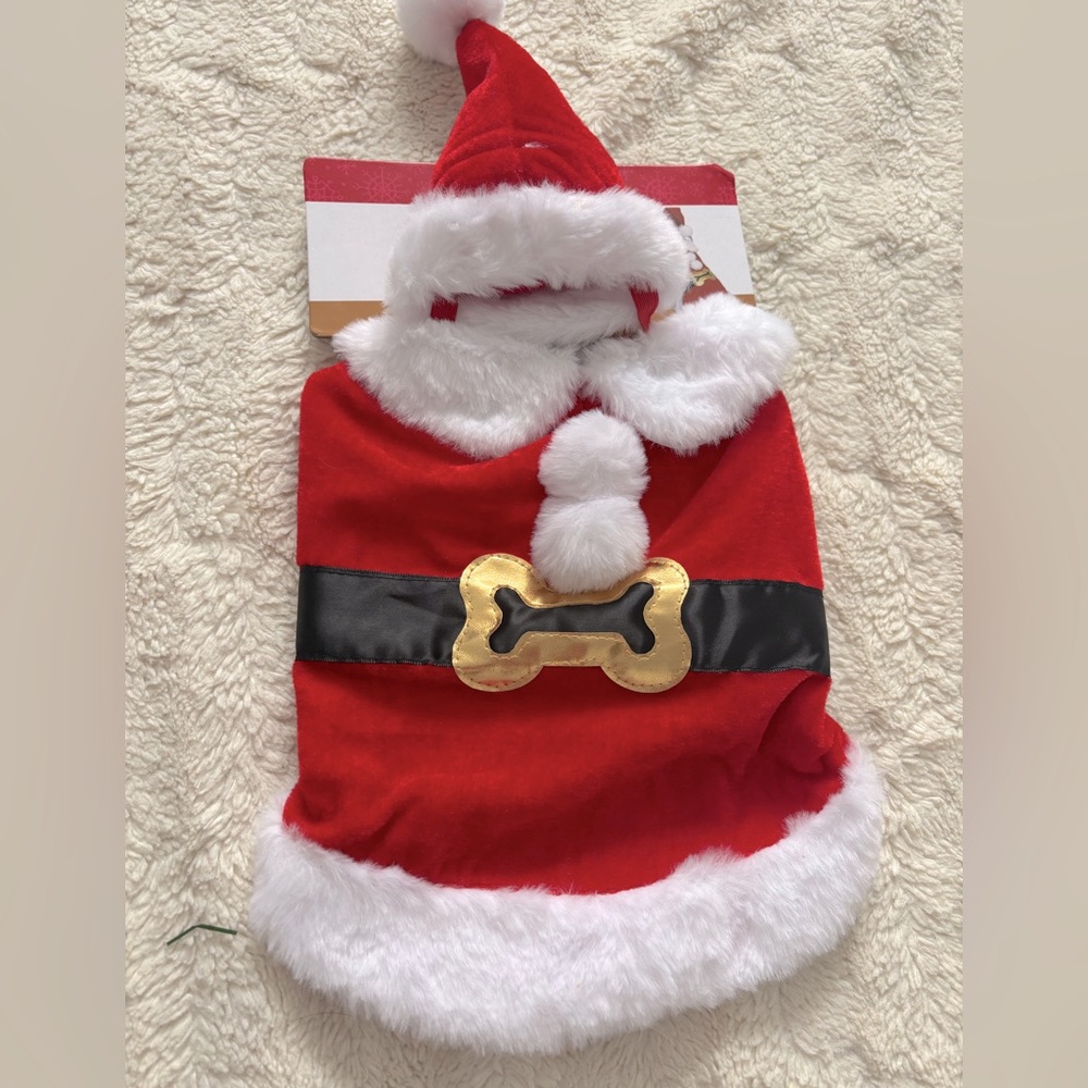 Meijer Dog Santa Costume